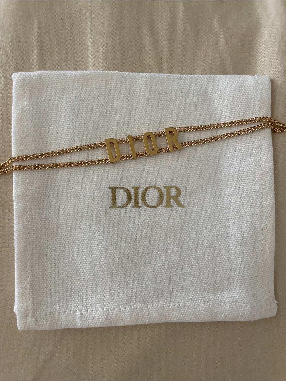 Dior gold bracelet